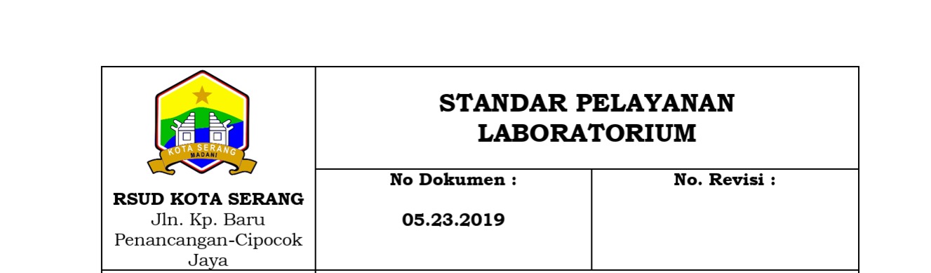 Standar Pelayanan